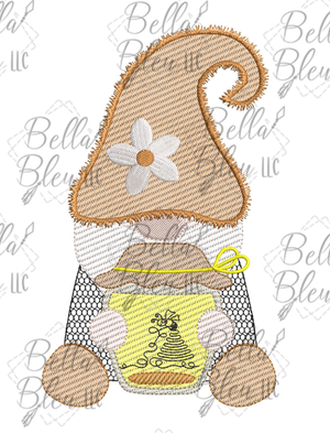 Honey Bee Gnome Scribble