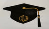 Graduation Cap Hat Applique Machine Embroidery Design