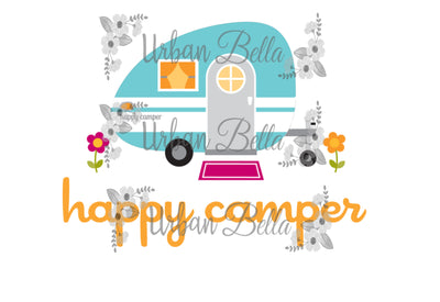 Happy Camper Campling Sublimation png file
