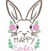 Happy Easter Bunny Sketchy design