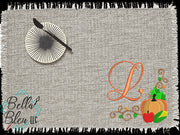 Fall Harvest Design - Harvest Frame Design - Frame embroidery design - Monogram Frame Design