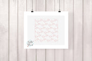 Double Hearts Quilt Stipple Quilting Stitch Machine Embroidery Design ITH