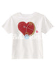 Cupid's Heart with Bow Machine Applique Embroidery Design