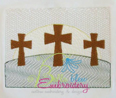 Faux Smocking Smock Smocked Cross He is Risen Easter Religious Machine Embroidery Design