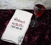 Hakuna Moscato Funny Wine Saying machine embroidery 6x10