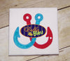 Wedding Got Hooked or Fishing Fish Hooks Applique Machine Embroidery Design