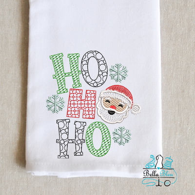 Ho Ho HO Santa Christmas Design