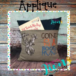 Deer Hunting Book Pillow Set