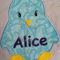 Animal Cracker Hoot Owl Applique Embroidery Designs Design 4 sizes