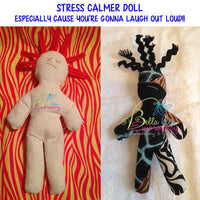 ITH In the Hoop Damnit Damn It Stress Calmer Doll Machine Embroidery design