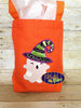 Halloween Ghost Witch Machine Applique Embroidery Design