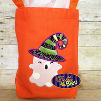 Halloween Ghost Witch Machine Applique Embroidery Design