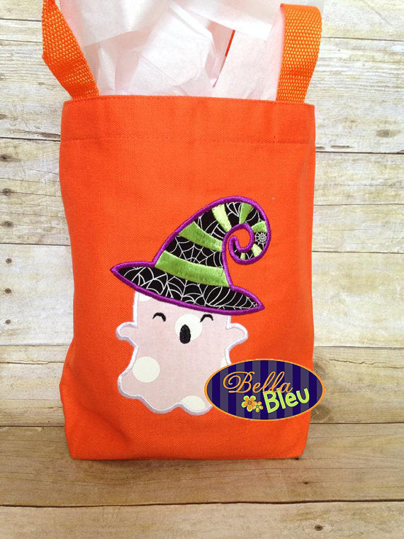 Halloween Ghost Witch Machine Applique Embroidery Design