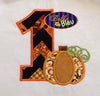 Copy of 1st One Fall Pumpkin Birthday Party Embroidery Applique 6x10