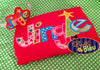 ITH in the hoop Christmas Jingle Headband Slider Topper machine embroidery