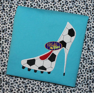 Sexy Soccer Stiletto Heels Heel Applique Embroidery Designs Design Monogram