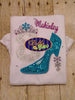 Sexy Snowflake Christmas Holiday Frozen Heels Applique Embroidery Design