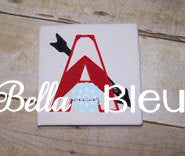 Applique Arrow Alphabet Letters Font A to Z Applique MachineEmbroidery Design