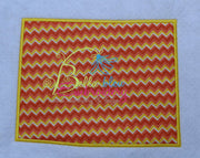 Colorado State Applique Embroidery Design Monogram