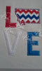 Montana State Love Applique Embroidery Design Monogram