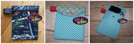 Jasmine In the Hoop Zippered Purse  Diaper Pouch Bag Computer Travel Embroidery Applique bag design machine 4 sizes