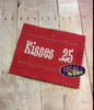 Faux Smocking Kisses 25 cents Valentine's Day Kissing Booth Design Machine Embroidery Design