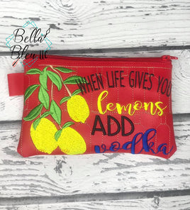 ITH When life gives you lemons Zipper bag wallet