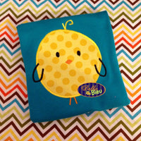 Adorble Little Easter Chick Embroidery Applique design Easter machine embroidery