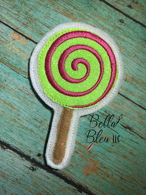 Lollipop Feltie Machine Embroidery Design