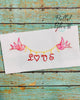 Love Banner with Birds Doves Embroidery design