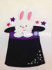 Magic Bunny in a Magician Hat Machine Embroidery Design Easter Circus