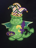 Mardi Gras Dragon Applique Embroidery Designs Design Monogram
