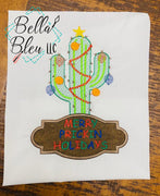 Merry Prickin Holidays Sketchy Cactus
