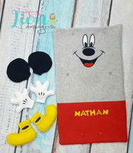 ITH Mouse Snuggle Lovey Embroidery design