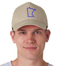 Minnesota Outline Hat Design