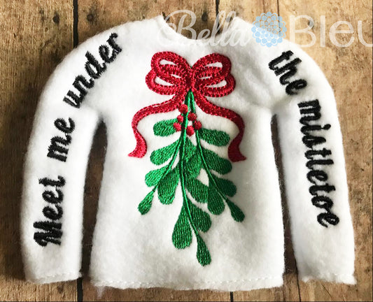 Meet me under the mistletoe ITH Elf Sweater Shirt