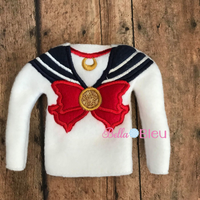 ITH Inspired Sailor Moon Sweater Shirt machine embroidery design