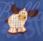 Alaska Moose Animal Applique Embroidery Design