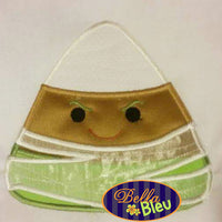 Halloween Mummy Candy Corn Machine Applique Embroidery Design