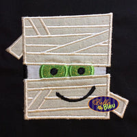 Halloween Mummy Machine Applique Embroidery Design