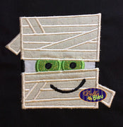 Halloween Mummy Machine Applique Embroidery Design