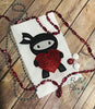 Valentine Ninja  Machine Applique Embroidery Design