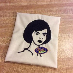 Inspired Nurse Chapel Star Trek Machine filled embroidery design