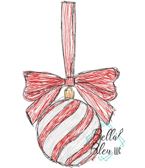 Hanging Christmas Ornament Scribble