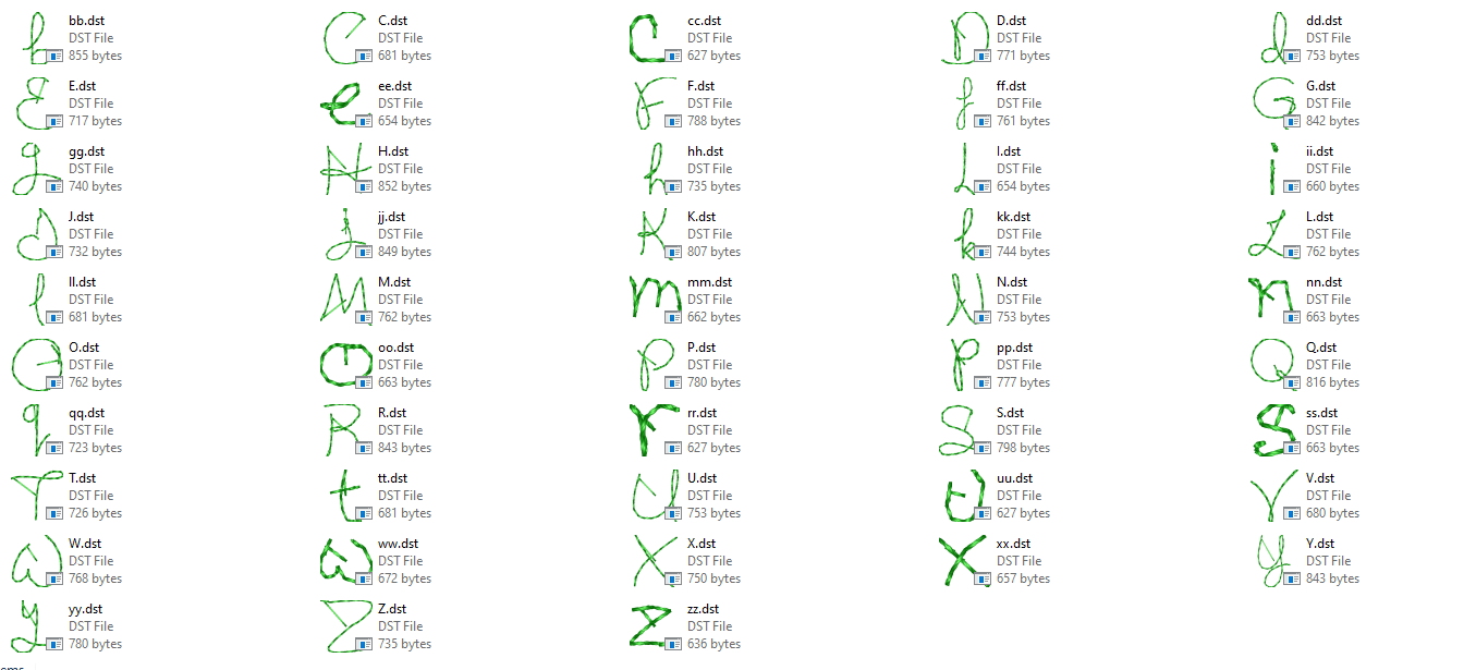 Paddy Cakes String font