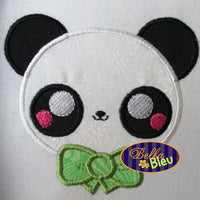 Kawaii Panda Boy with Bow Tie