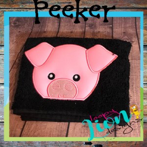 Pig Piggy Farm Animal peeker