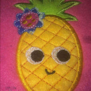 Pineapple Applique Embroidery Design
