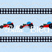 Pine Car Derby Boys Faux Smocking machine embroidery design
