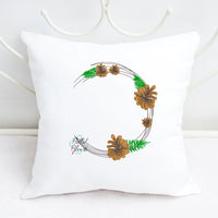 Pinecone Wreath Machine Embroidery design